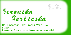 veronika herlicska business card